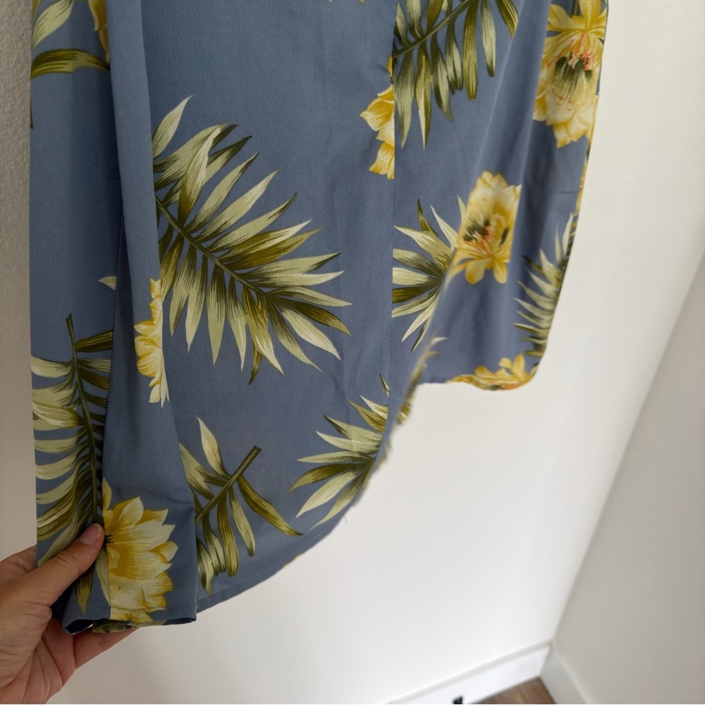 ASOS Wednesday’s Girl Tropical Floral Blue Dress Mini Style Lightweight Size M - Picture 7 of 9